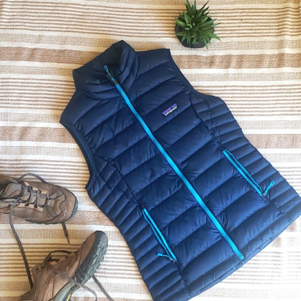 Patagonia | Women's Down Sweater Vest | Navy Blue | XS | EUC